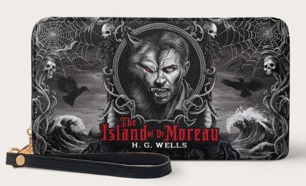 The Island Of Dr Moreau Wallet Horror Goth Halloween New NWT Grunge Emo